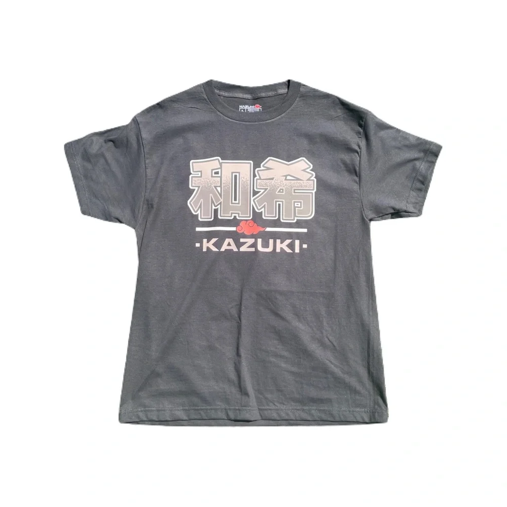 Kazuki Kanji Tee; S-XL, 100% ring-spun cotton, available in black & white - Picture 3 of 4